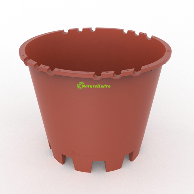 Maceta redonda de 40 L con patas
