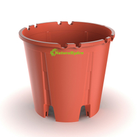 Maceta redonda de 25 L con patas altas