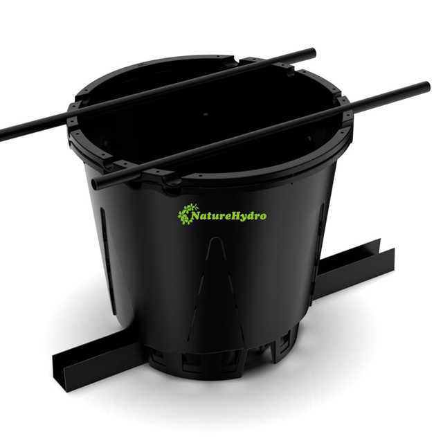 Maceta redonda de 35 L con drenaje